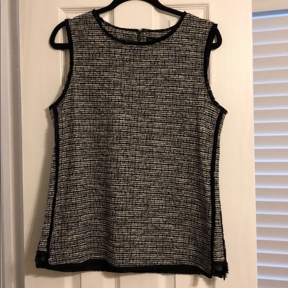 Banana Republic Tops - Banana Republic White & Black Tank